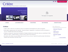 Tablet Screenshot of critere.com